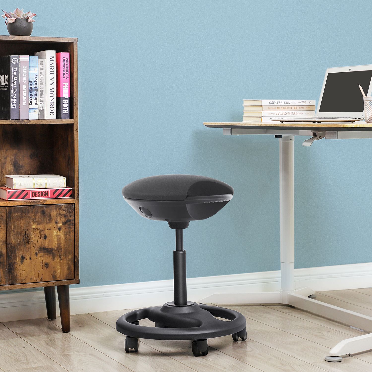 Ergonomiška darbo kėdė SONGMICS, Ø 42 cm, 55-73 cm 3