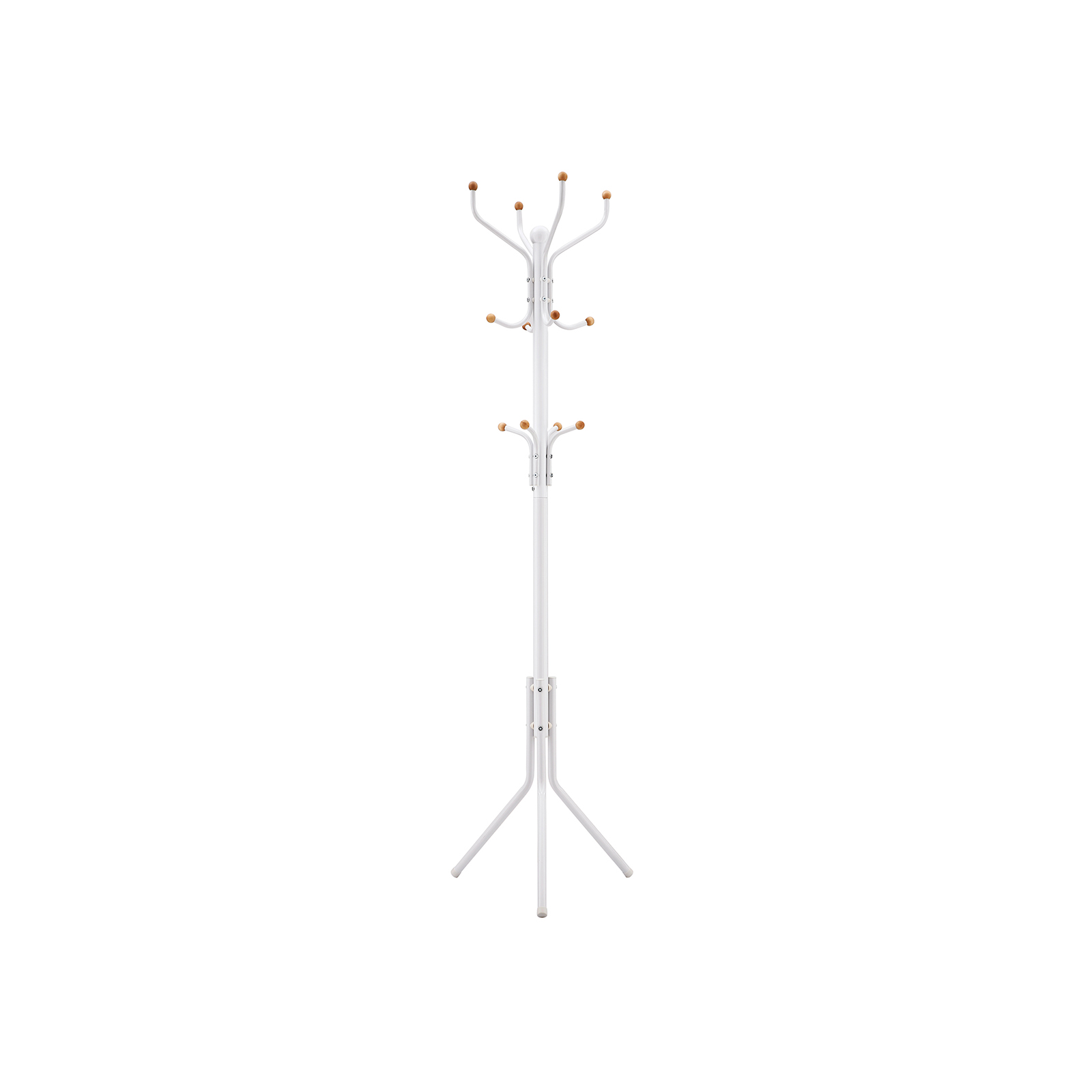 Kabykla su 12 kablių, balta, 182 cm