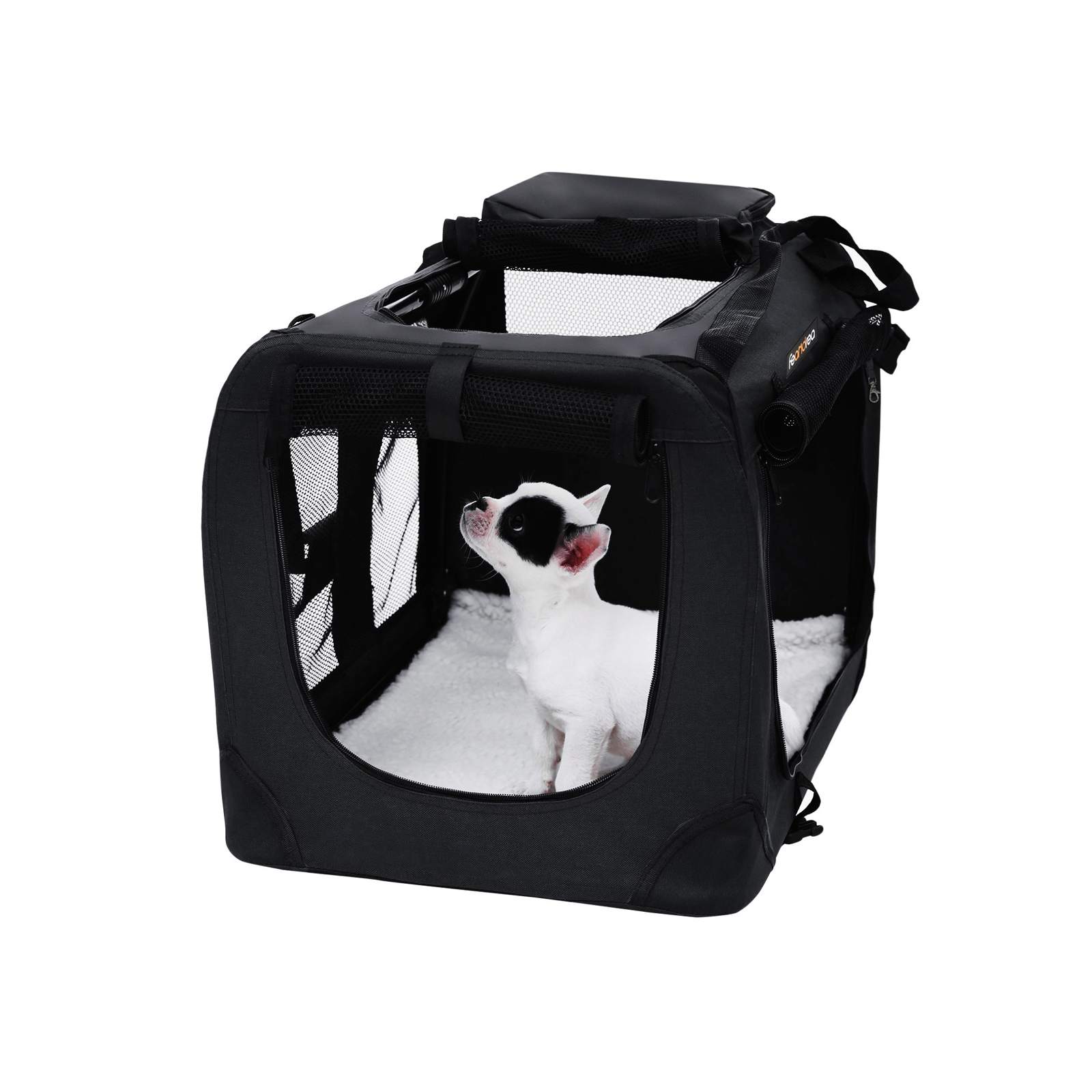 Augintinio transportavimo dėžė FEANDREA 60x40x40 cm juoda
