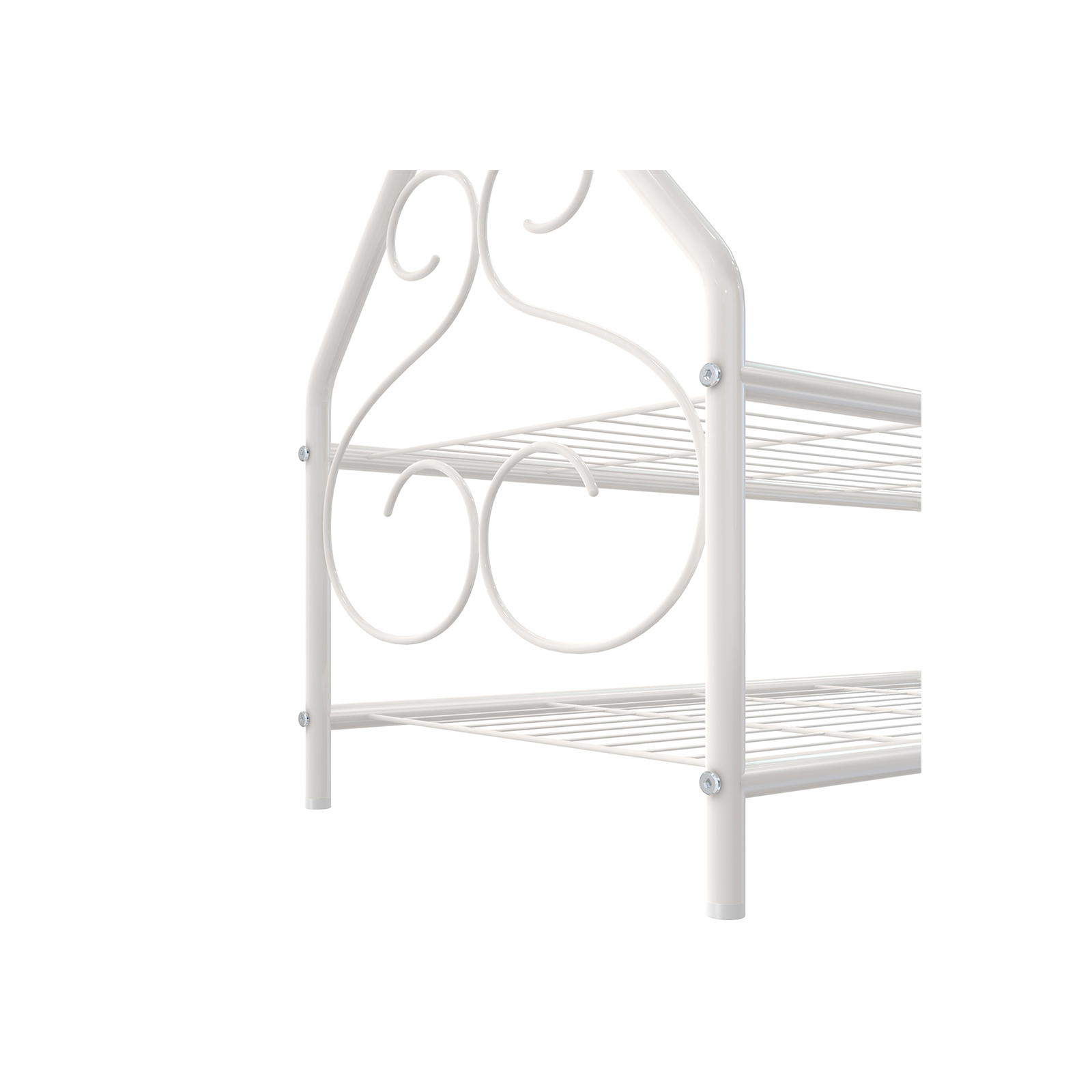 Apģērbu stends 92x173x41 cm ar plauktiem 3