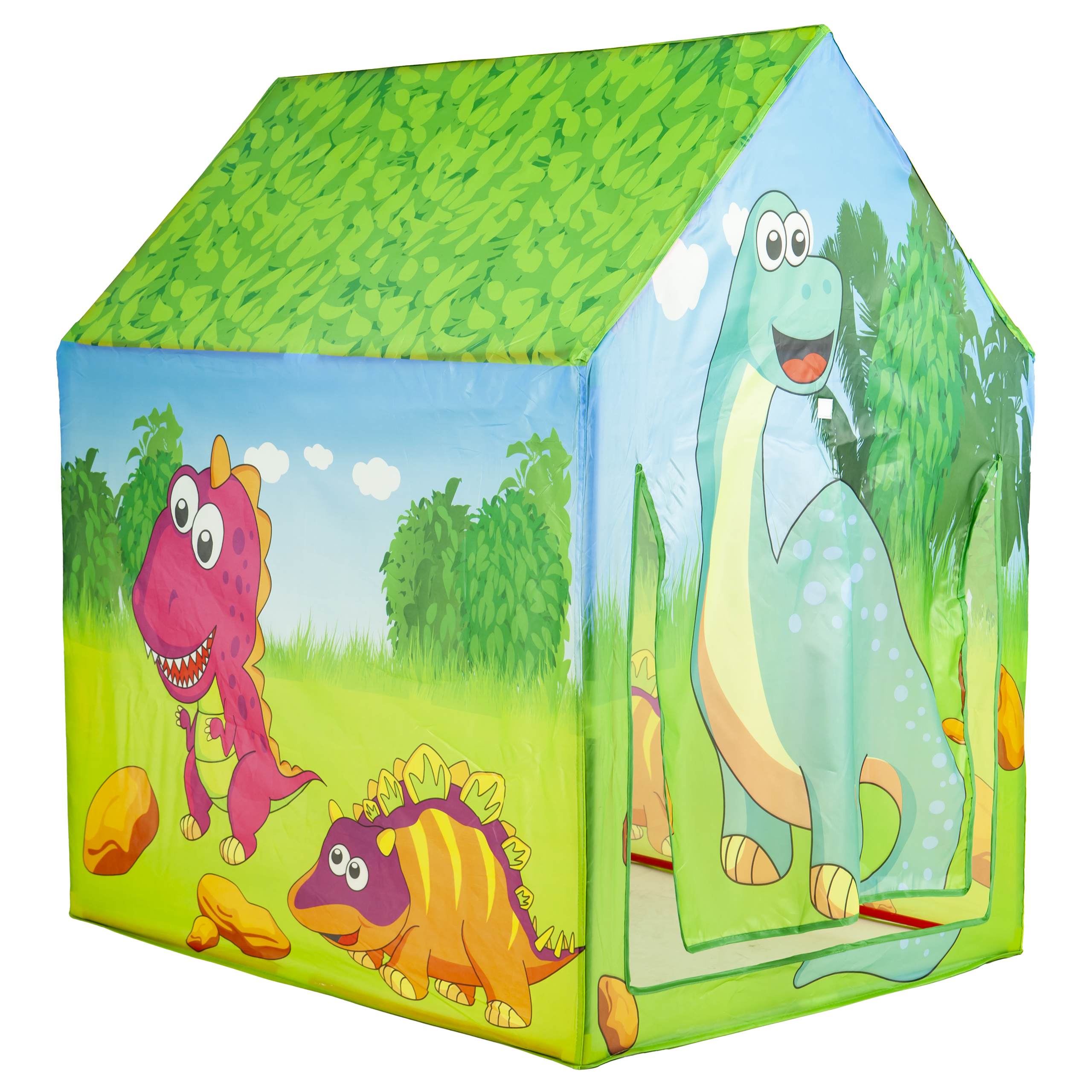 Vaikiška palapinė iplay dinozaurų šalis 95x72x102 cm