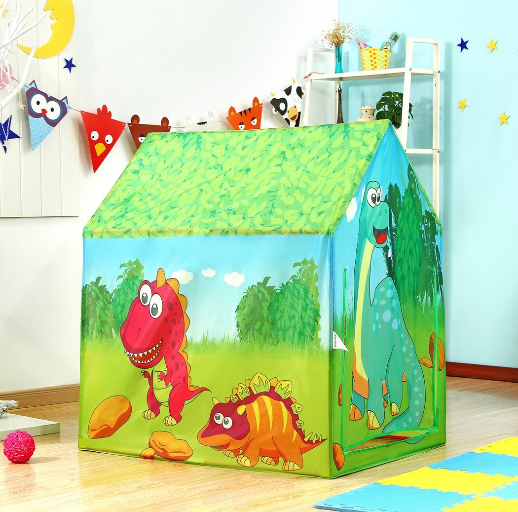 Vaikiška palapinė iplay dinozaurų šalis 95x72x102 cm