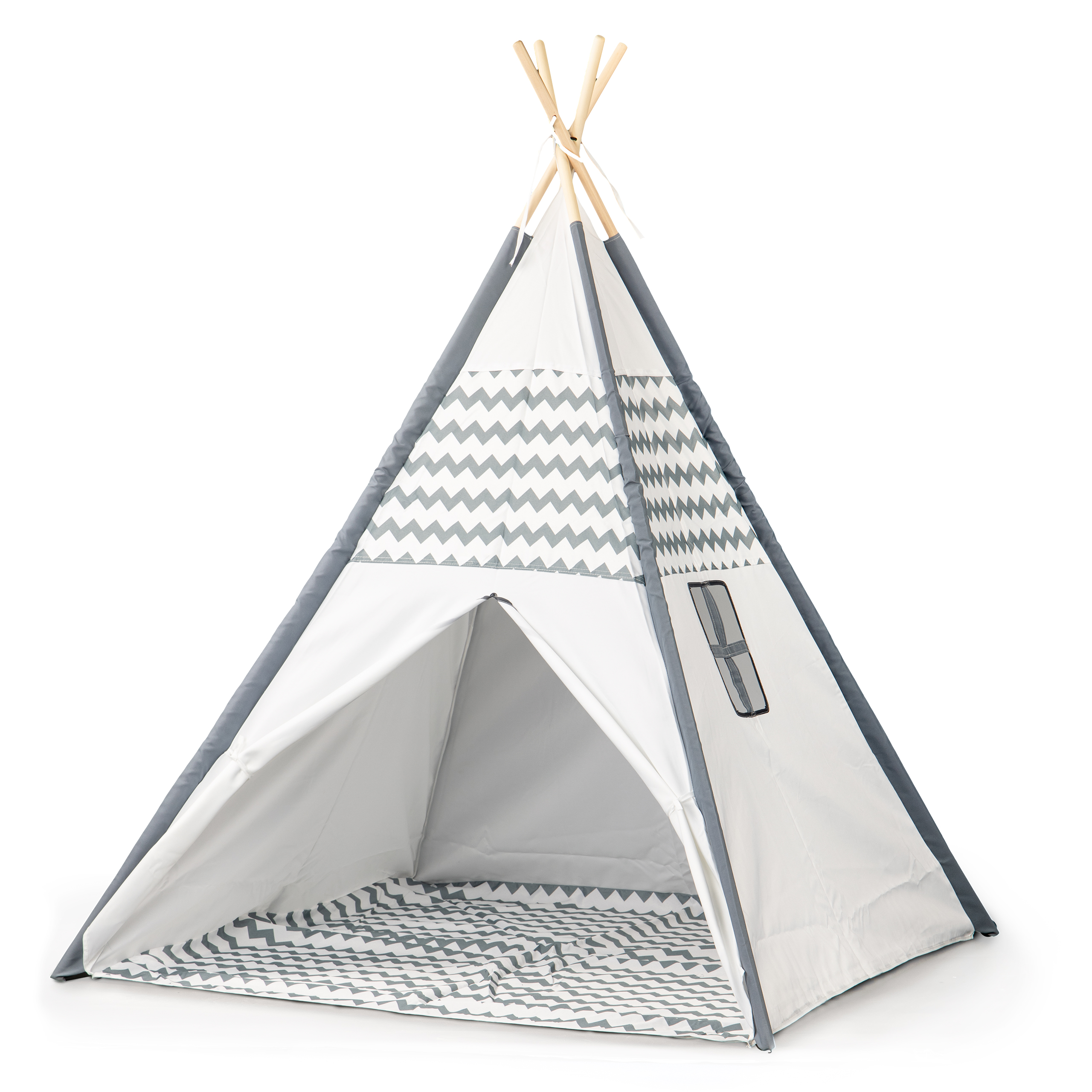 Vaikų žaidimų palapinė ecotoys tipi-8112, 120x120x160 cm