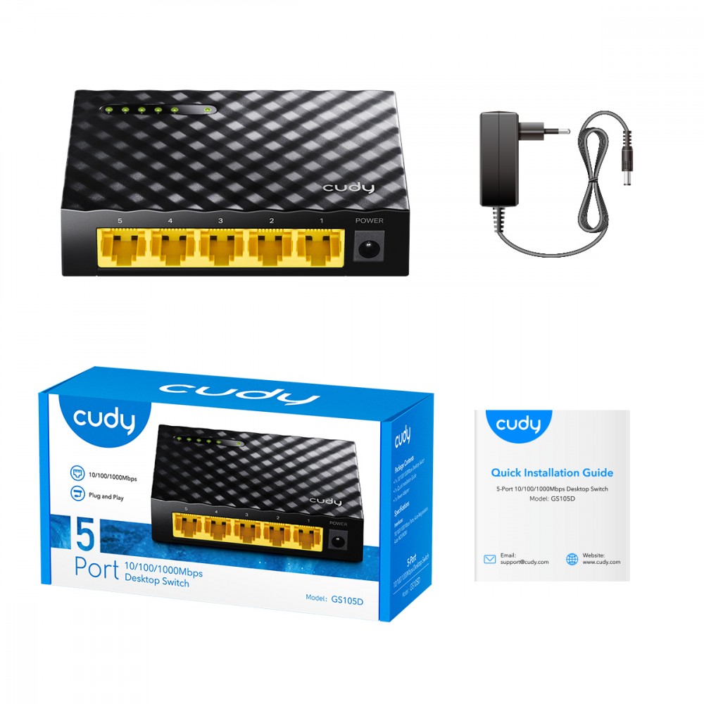 Cudy switch gs105d