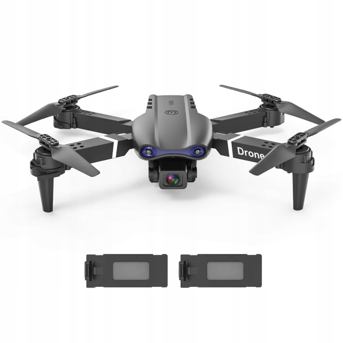 4K sulankstomas dronas su 2 baterijomis