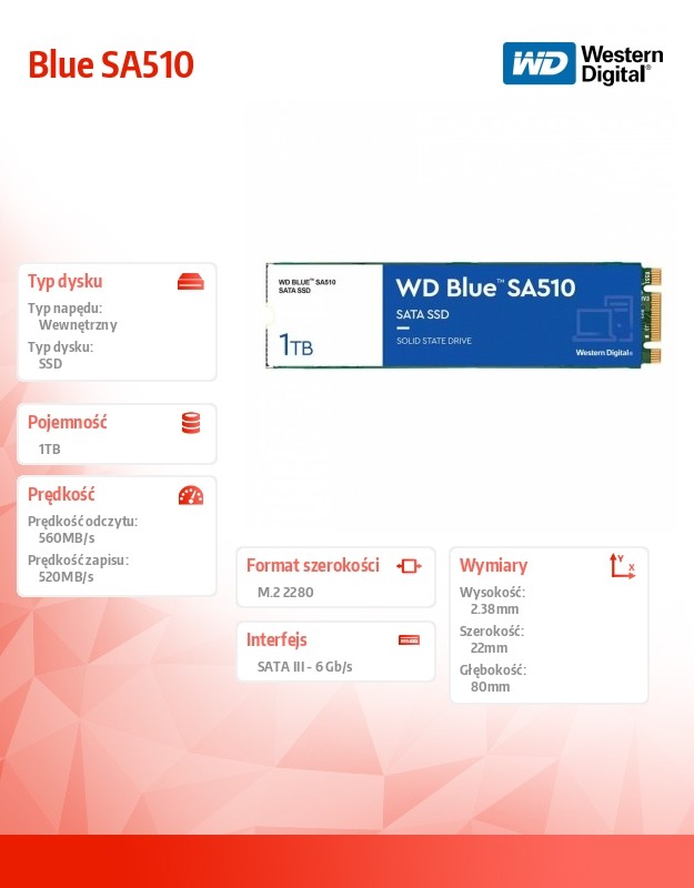 Ssd vidinis kietasis diskas kietasis diskas western digital wds100t3b0b 1tb 1000 gb ssd