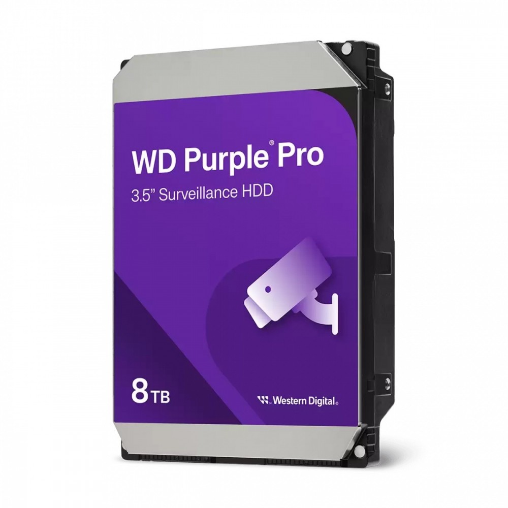 Usb laikmena western digital purple pro smart video hdd 8tb vidinis kietasis diskas 7200 rpm 3.5