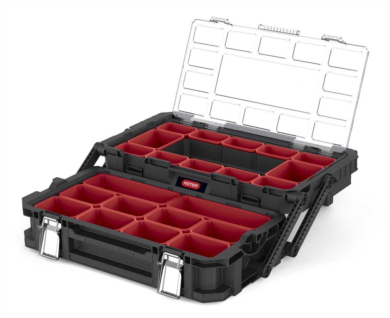 Įrankių dėžė Connect Cantilever Organizer 22