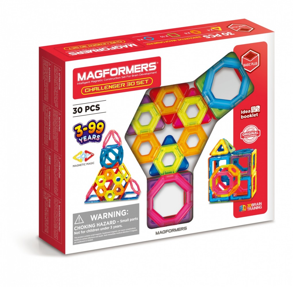 Magnetinis konstruktorius megformers, iššūkis, 30 det.