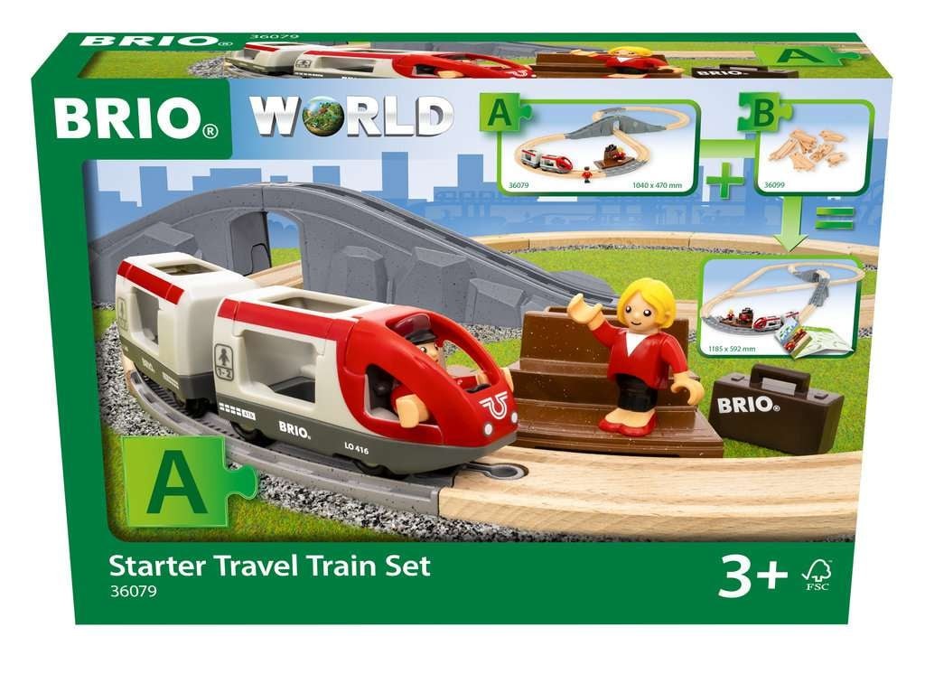 Traukinio trasa brio starter travel train set