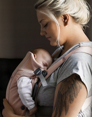 Babybjörn nešioklė Baby Carrier Mini Mesh 3D, pearly pink