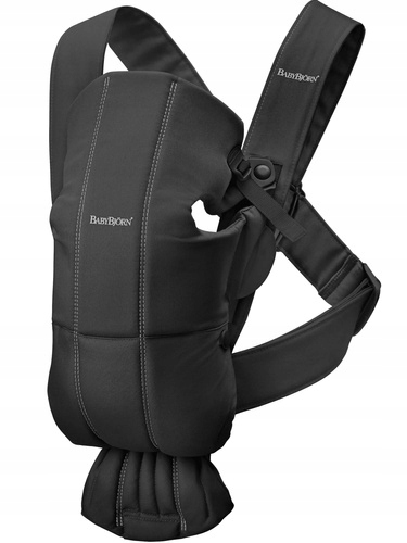 BabyBjörn nešioklė Mini Woven, black