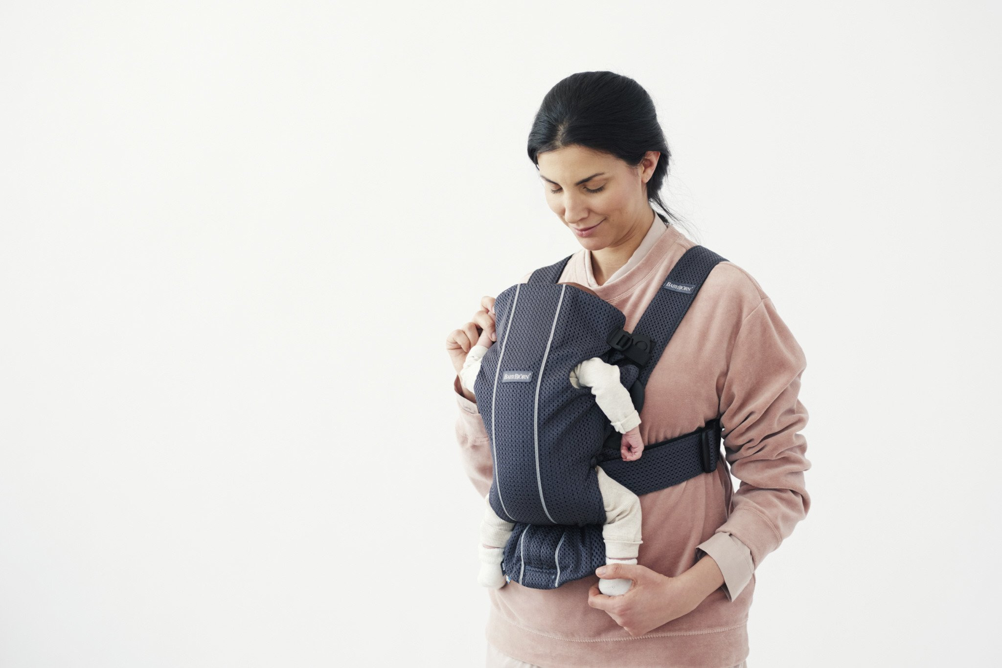 Babybjörn nešioklė Baby Carrier Mini Mesh 3D, anthracite