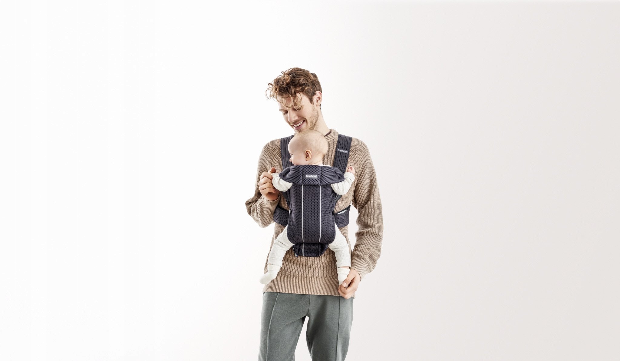 Babybjörn nešioklė Baby Carrier Mini Mesh 3D, anthracite