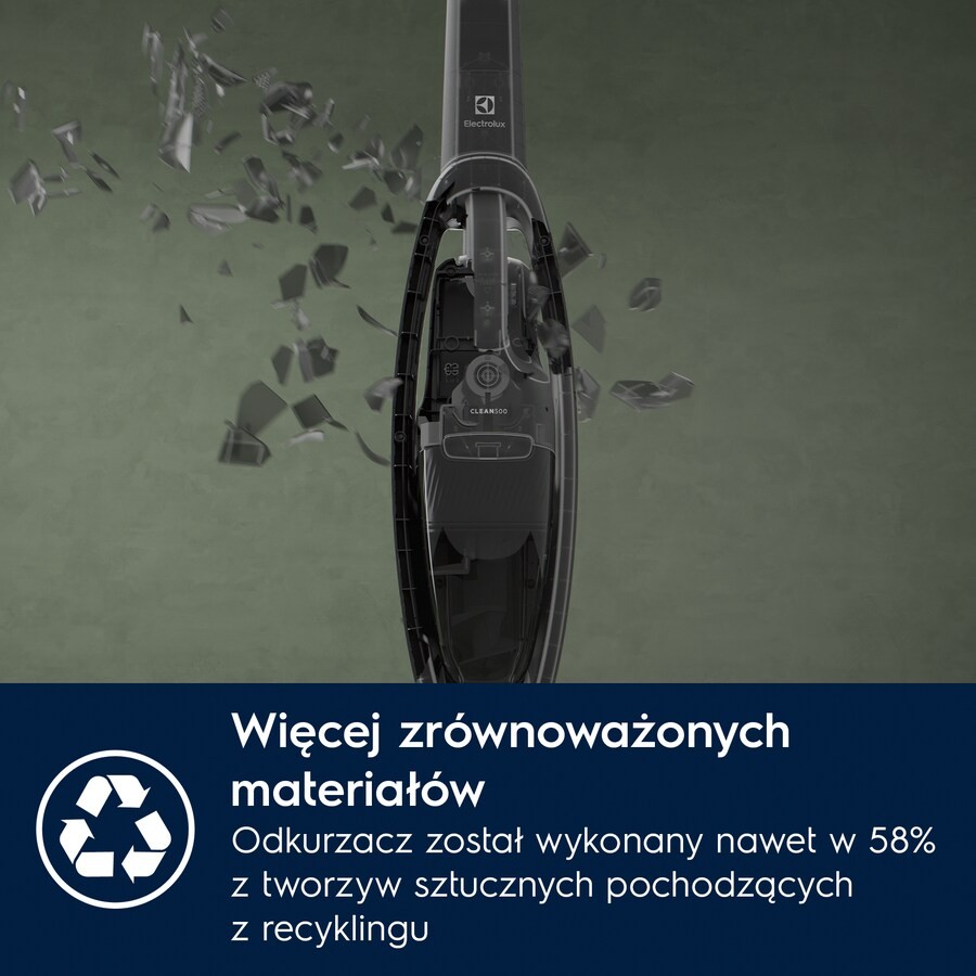 Dulkių siurblys - šluota electrolux 500 series es52b25wet
