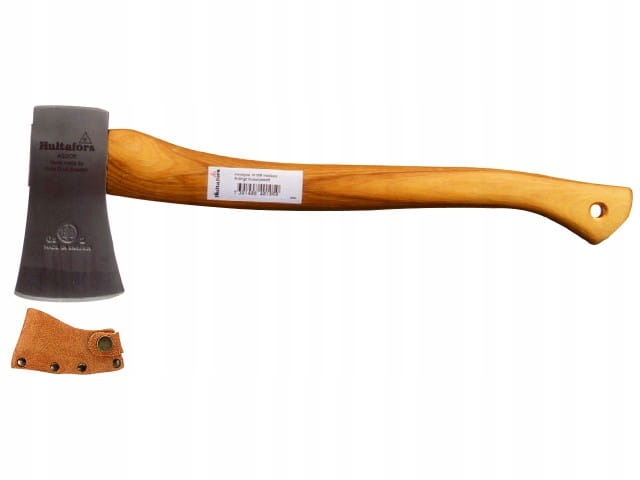 HULTAFORS H006SV Švediškas rankomis kaltas kirvis hikorio rankena