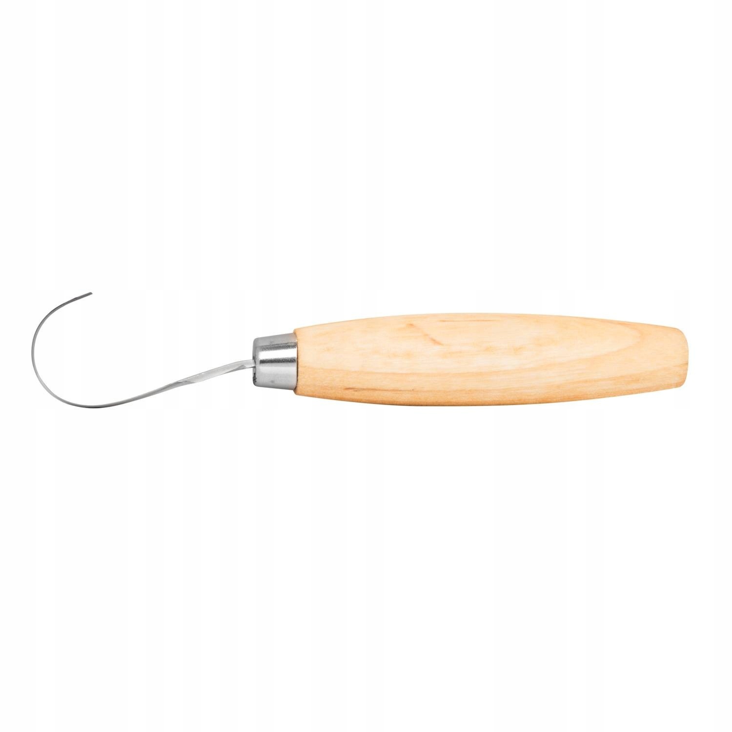 Drožinėjimo peilis Morakniv® 162, 15 mm spindulys, pagaląstas iš abiejų pusių, nerūdijantis plienas, odinis dėklas