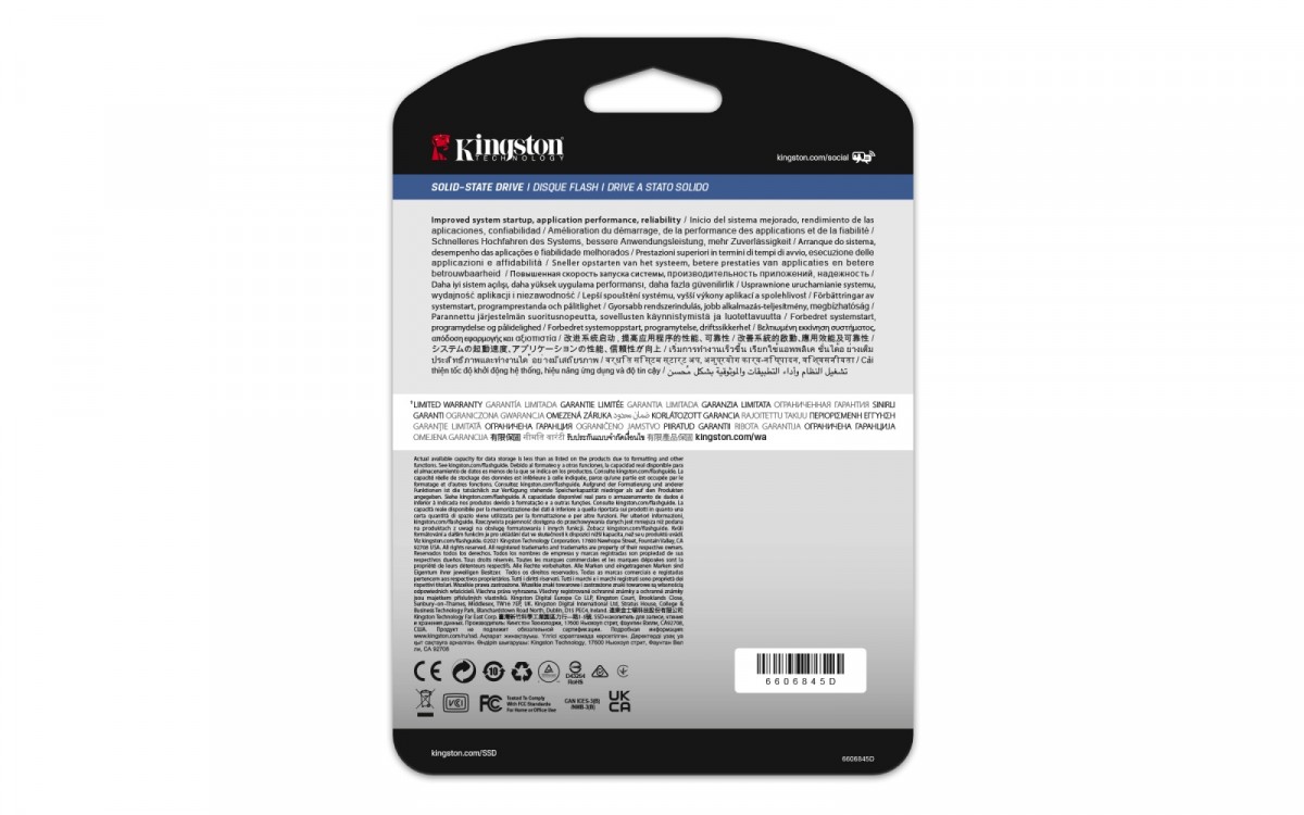 Ssd vidinis kietasis diskas kingston dc600m