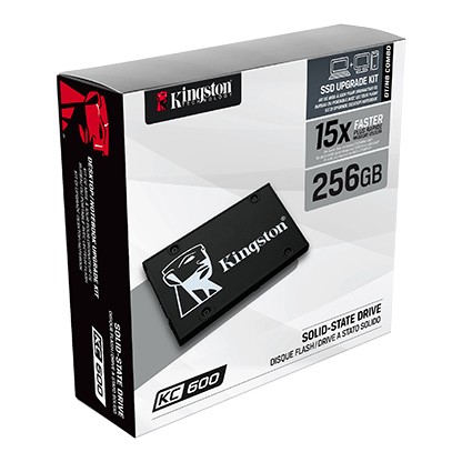Ssd vidinis kietasis diskas ssd|kingston|kc600|256gb|sata 3.0|tlc|write speed 500 mbytes/sec|read speed 550 mbytes/sec|2,5