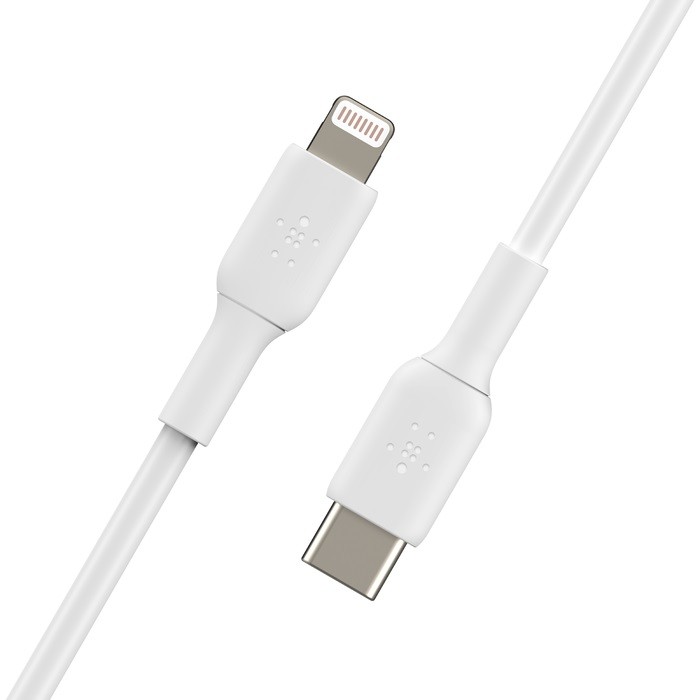 Maitinimo laidas belkin caa003bt1mwh, lightning/usb-c, 1 m