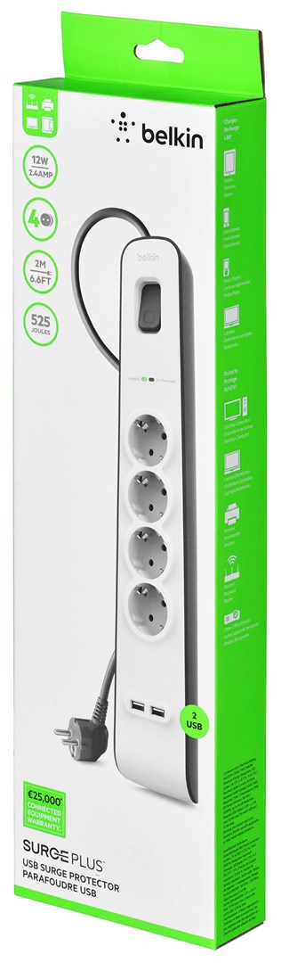 Prailgintuvas belkin surge plus 4x