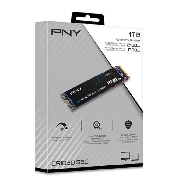 Ssd vidinis kietasis diskas pny cs1030, 1tb, m.2 nvme