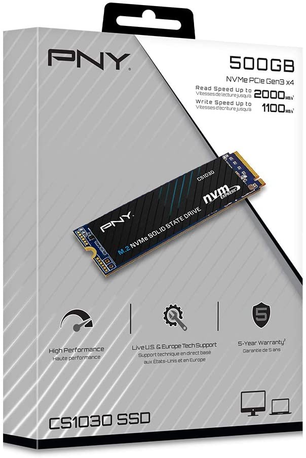 Ssd vidinis kietasis diskas pny cs1030 500 gb