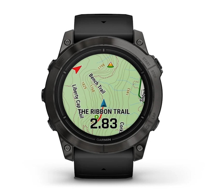 Išmanusis laikrodis garmin epix pro gen 2, 51 mm, pilkas/juodas