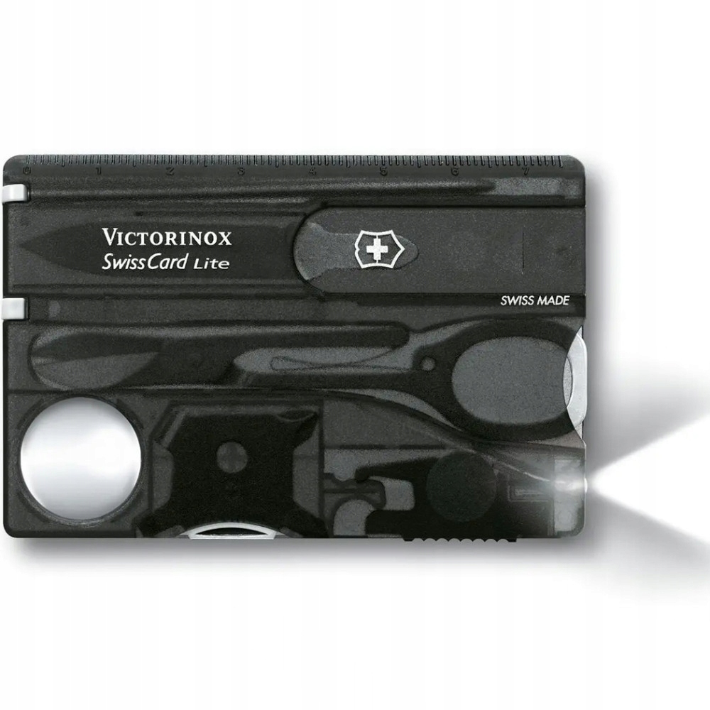 Daugiafunkcinis įrankis Victorinox SwissCard Lite 0.7333.T3, juodas