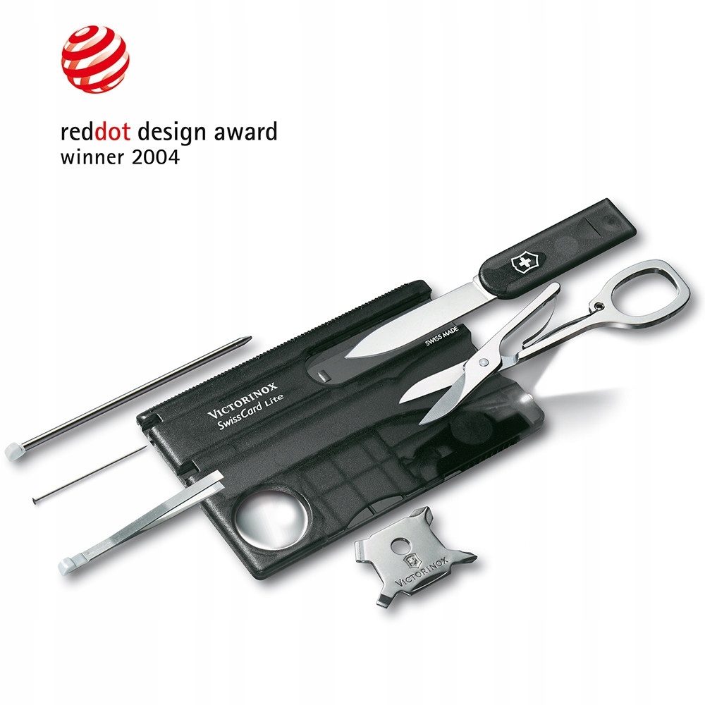 Daugiafunkcinis įrankis Victorinox SwissCard Lite 0.7333.T3, juodas