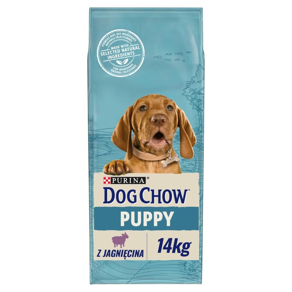 Purina dog chow su ėriena, 14 kg