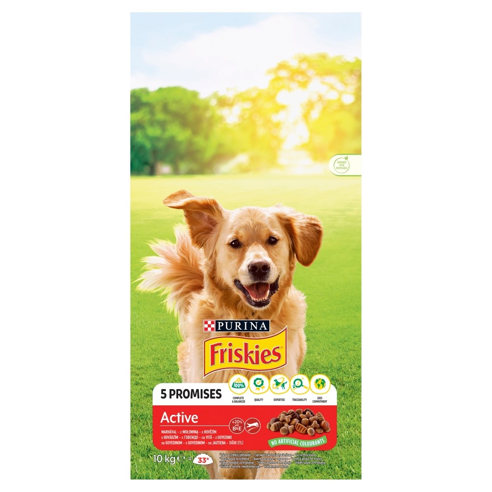 Purina Friskies Aktyviems Šunims Vitafit Active, 10 Kg