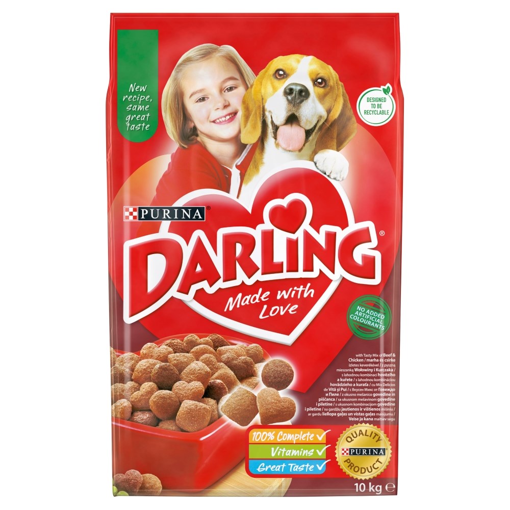 Darling Su Mėsa Ir Daržovėmis, 10 Kg