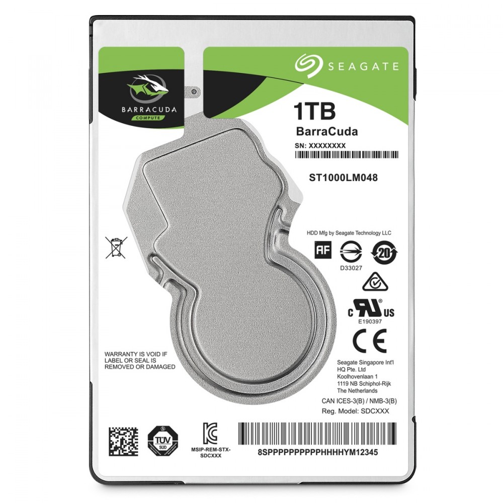 Hdd vidinis kietasis diskas seagate - barracuda 1tb 2,5'' 128mb st1000lm048
