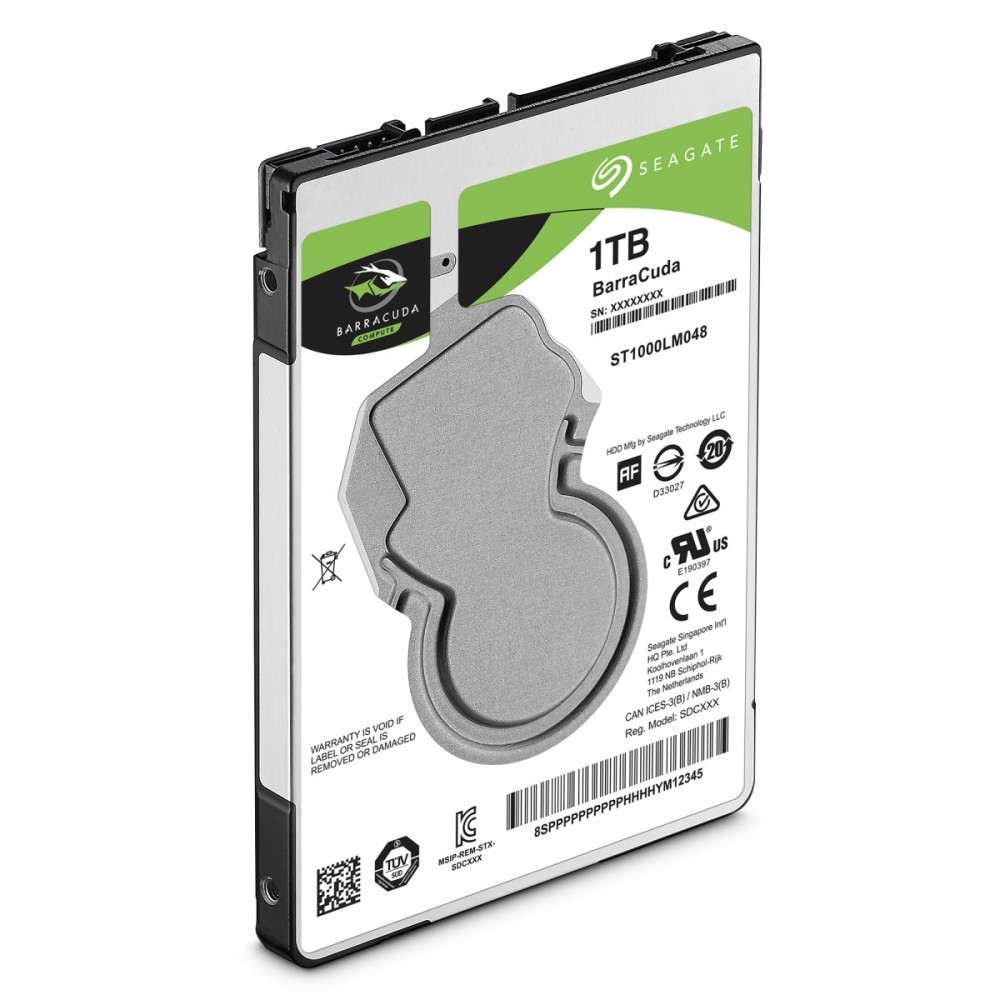Hdd vidinis kietasis diskas seagate - barracuda 1tb 2,5'' 128mb st1000lm048
