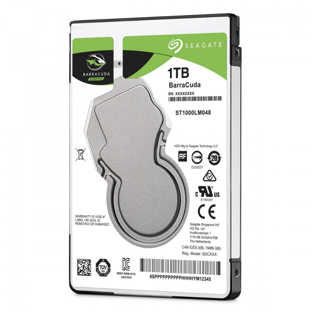 Hdd vidinis kietasis diskas seagate - barracuda 1tb 2,5'' 128mb st1000lm048