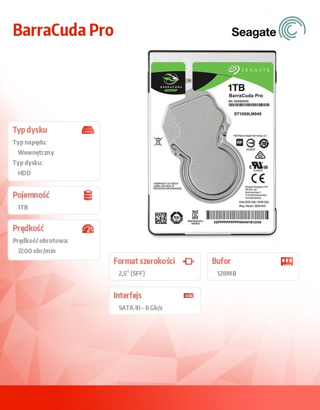 Hdd vidinis kietasis diskas seagate barracuda 1tb sata3 (st1000lm049)