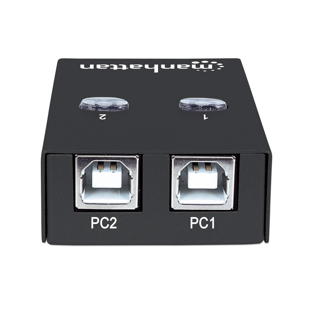 Automatinis jungiklis usb 2.0 2/1 manhattan