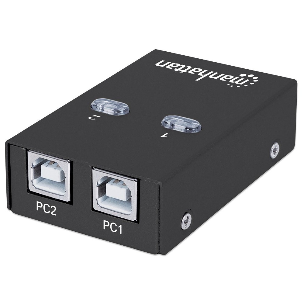 Automatinis jungiklis usb 2.0 2/1 manhattan