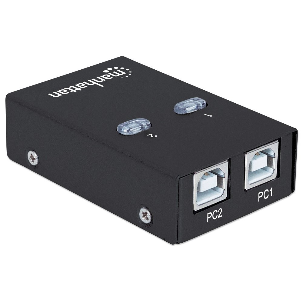 Automatinis jungiklis usb 2.0 2/1 manhattan
