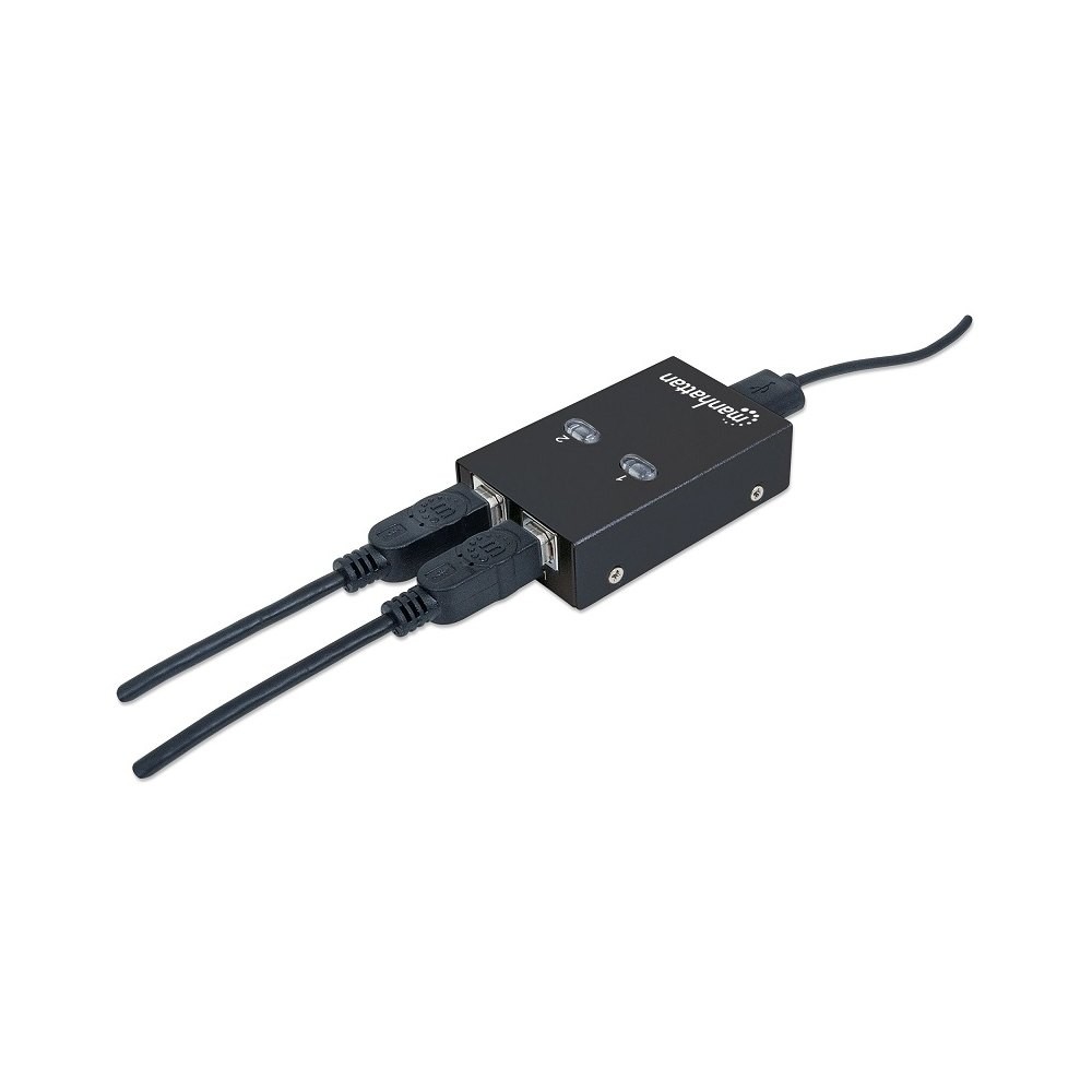 Automatinis jungiklis usb 2.0 2/1 manhattan
