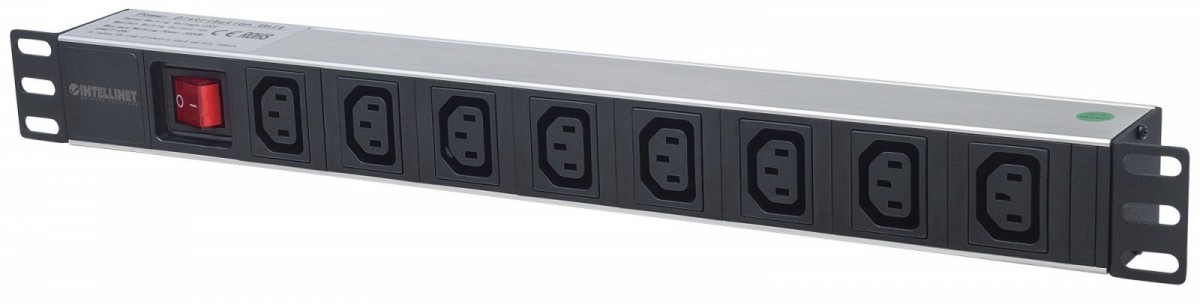 Maitinimo laidas maitinimo paskirstymo intellinet pdu 19” 8x c13, 1x c20, juodas