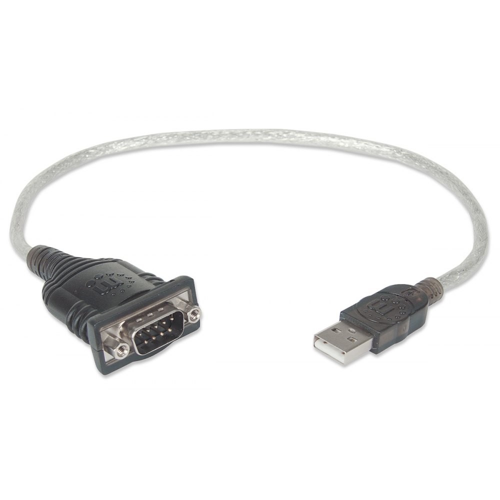 Kompiuterio laidas manhattan, usb a - rs232, 45 cm