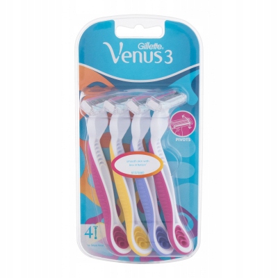 Vienkartiniai skustuvai moterims Gillette Simply Venus 3 Plus 4 vnt