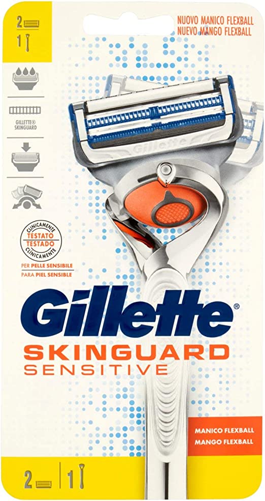 Gillette SkinGuard FlexBall skustuvas + 2 peiliukai