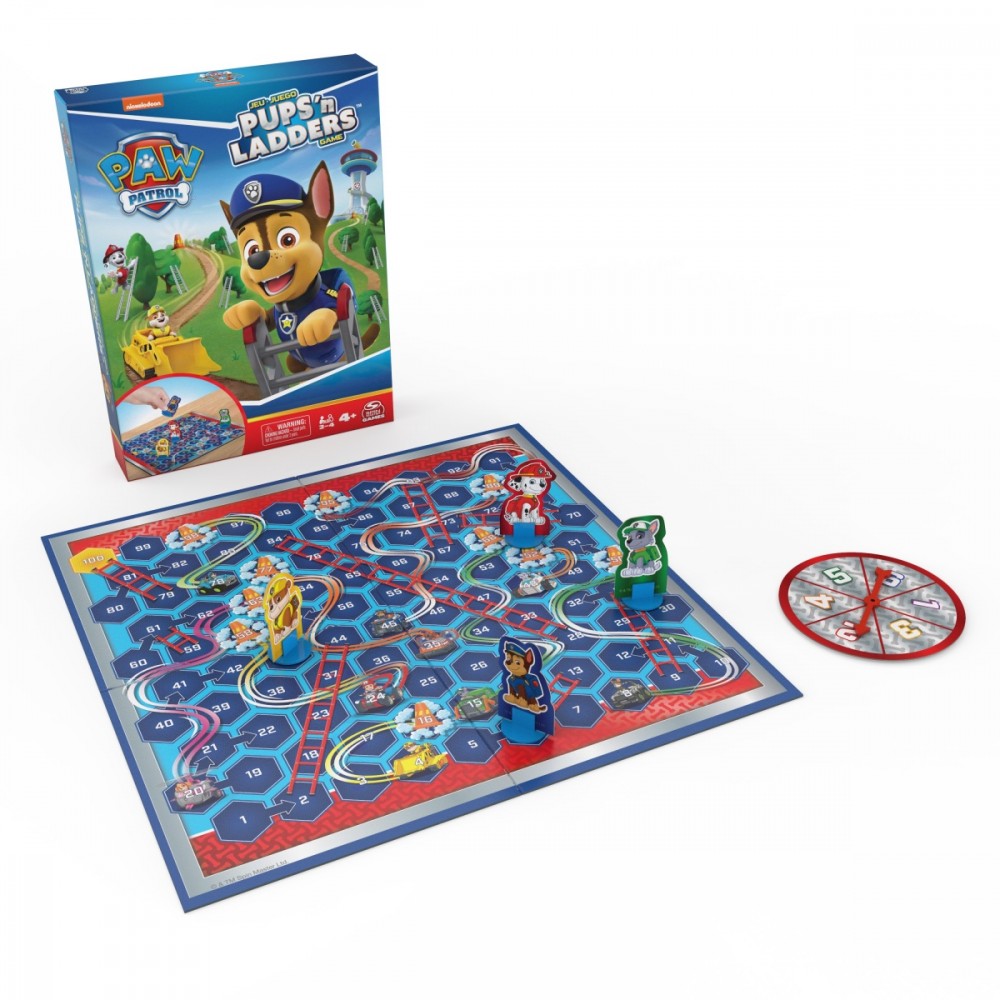 Žaidimas paw patrol pups 'n ladders puppies snakes and puppies, en