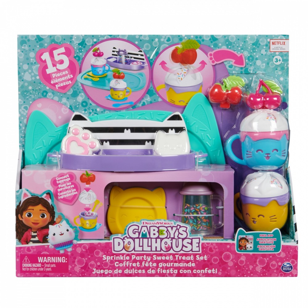 Virtuvės rinkinys su priedais gaby's dollhouse