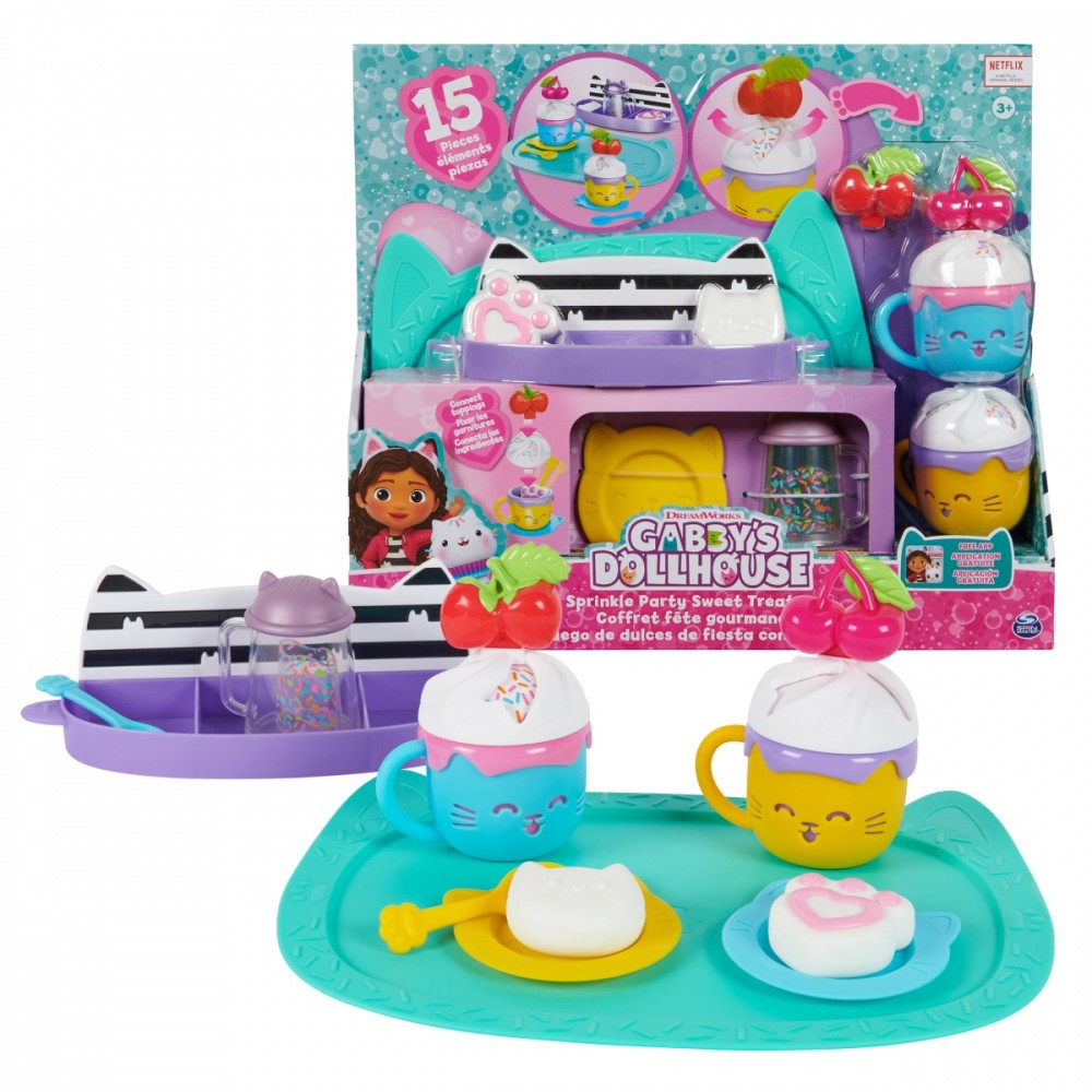 Virtuvės rinkinys su priedais gaby's dollhouse