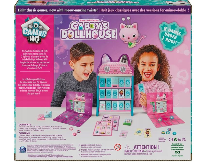 Stalo žaidimas gabby's dollhouse