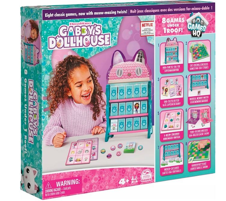 Stalo žaidimas gabby's dollhouse